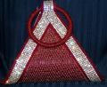 Fancy Handmade Clutch, Polygon Indian Designer Purse Handbag